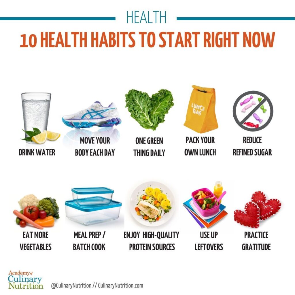 10 Healthy Habits To Start Today