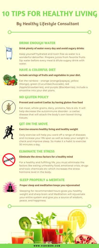 10 Tips For A Balanced And Healthy Lifestyle