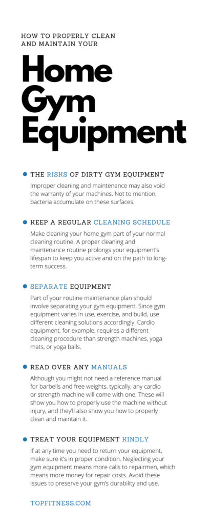 How To Properly Maintain And Care For Your Fitness Equipment